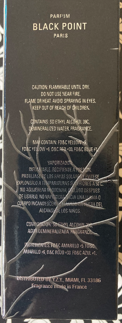Black Point Cologne Pour Homme Compare to Armani Code Fragrance